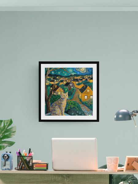 Plans at Dusk Poster