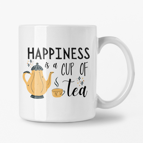 Happiness is a Cup of Tea Mug