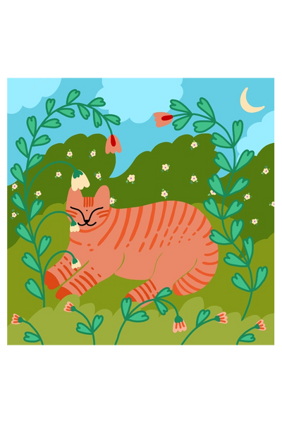 Cat in Spring Tee