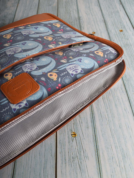 Paisley Cats Laptop Sleeve