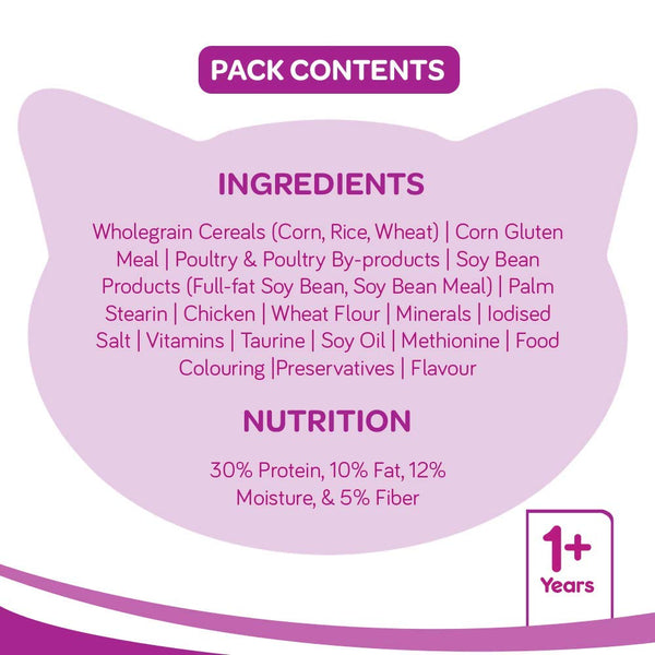 Whiskas Adult -  Chicken Flavour 1.2 Kg (Dry)