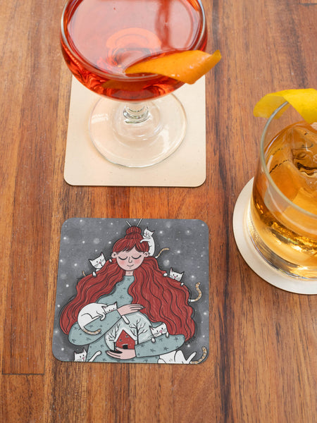 Crazy Cat Lady - Set of 4 Coasters
