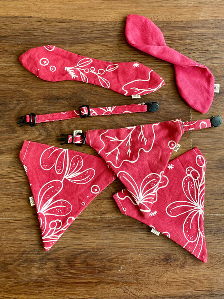 Ecofriendly Pet Collar Sets - Natural Cotton
