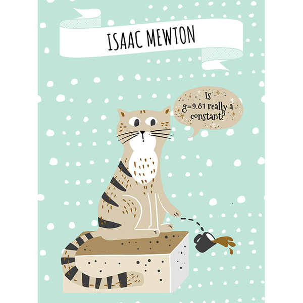 Isaac Mewton Mug - Curious Cat Company