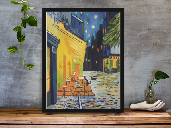 After Hours At The Cafe - Poster