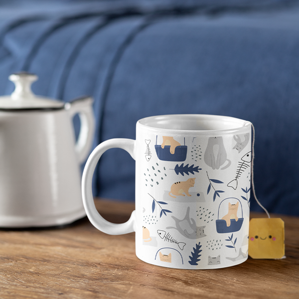 Nordic Fishbone Mug - Curious Cat Company