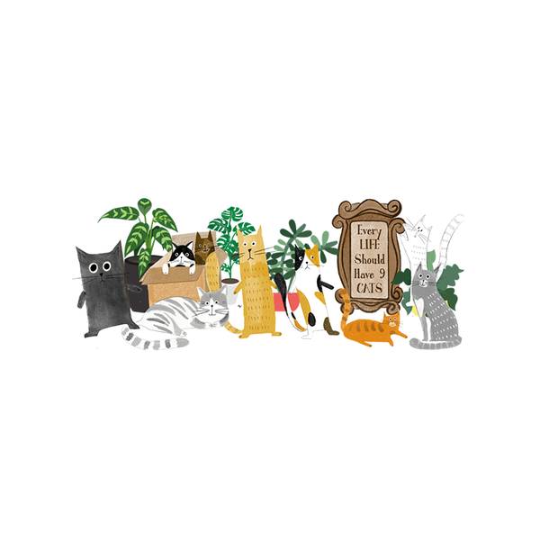 9 Lives Mug - Curious Cat Company