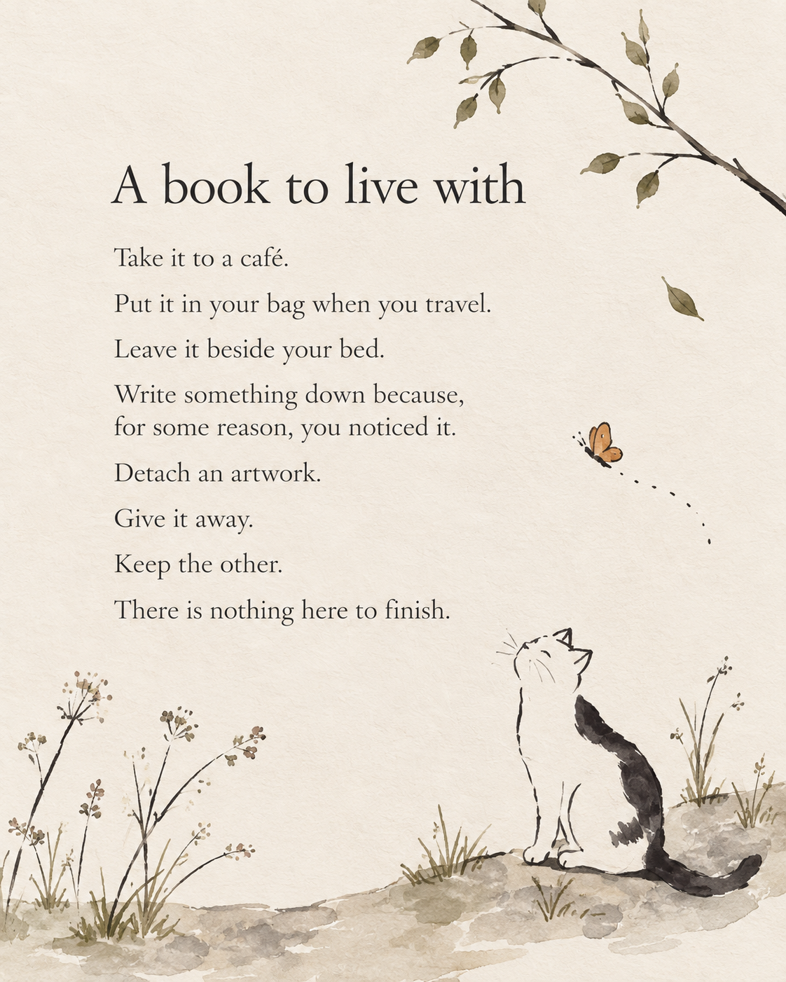 The Way of a Cat: Notes on Being