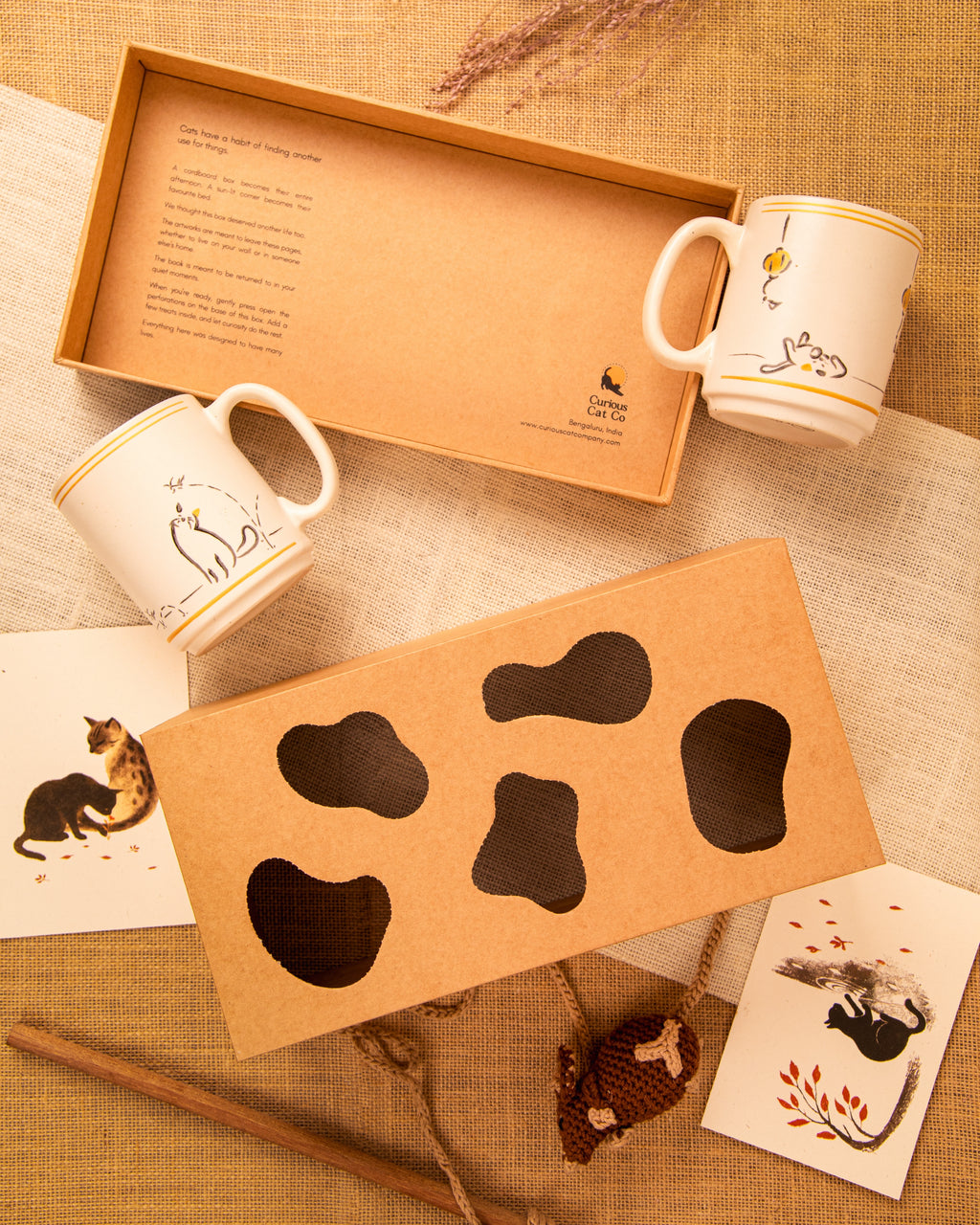 Kuro - The Curious Cat Mugs