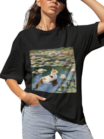 Contemplation in the Water Lily Pond Tee