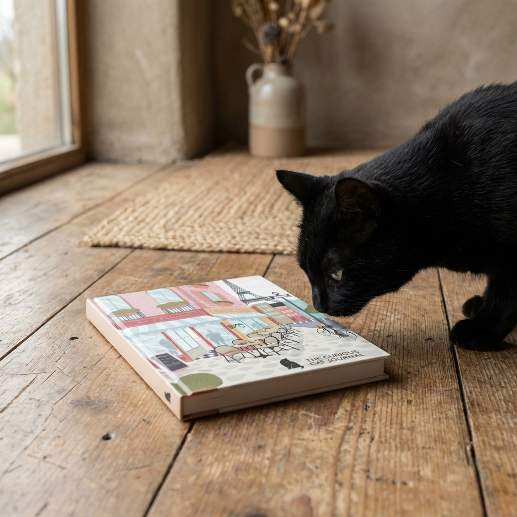 A5 Journal with 5 Detachable Postcards