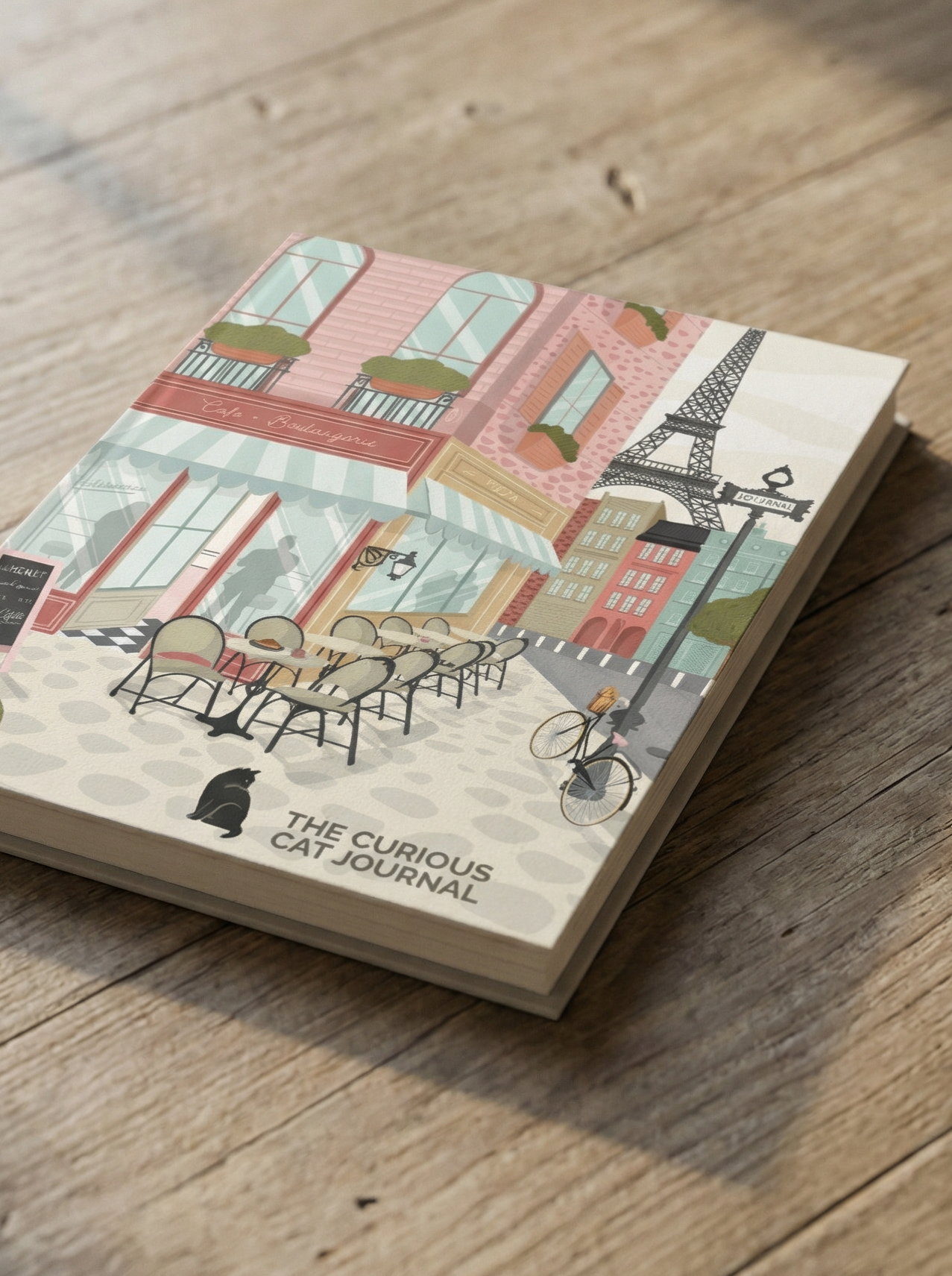 A5 Journal with 5 Detachable Postcards