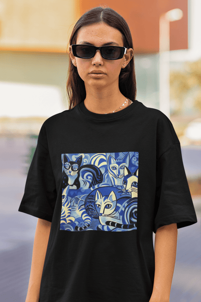 Blues Tee - Curious Cat Company - T-shirts