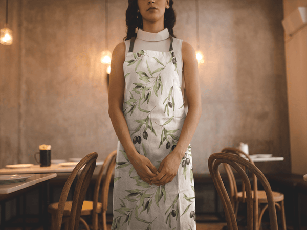Botanical Cotton Aprons - Curious Cat Company - apron