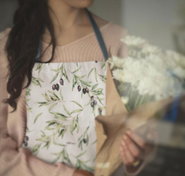 Botanical Cotton Aprons - Curious Cat Company - apron