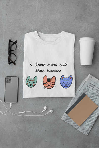 Cat Friends Tee - Curious Cat Company - T-shirt