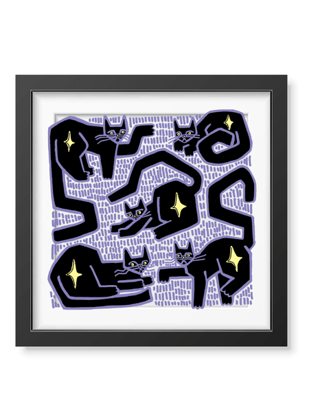 Die Katzen Poster - Curious Cat Company - Wall Art