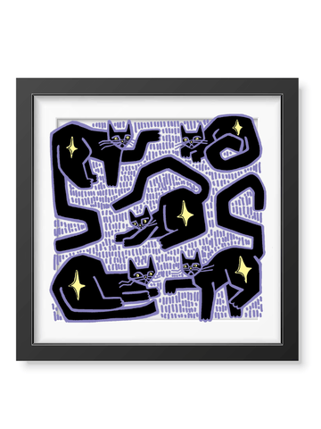 Die Katzen Poster - Curious Cat Company - Wall Art