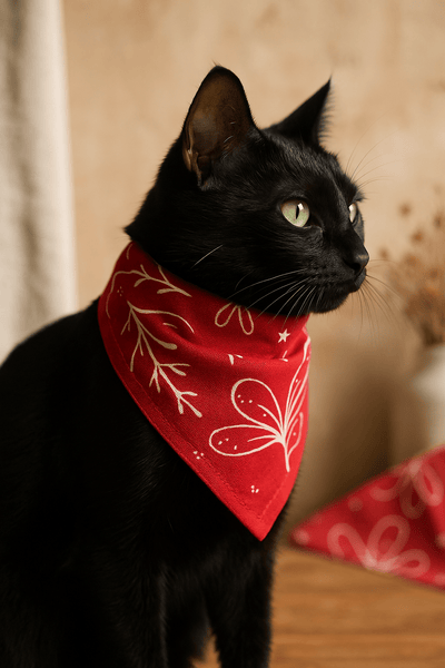 Ecofriendly Pet Collar Sets - Natural Cotton - Curious Cat Company - Cat Supplies