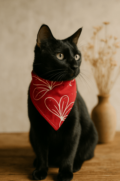 Ecofriendly Pet Collar Sets - Natural Cotton - Curious Cat Company - Cat Supplies