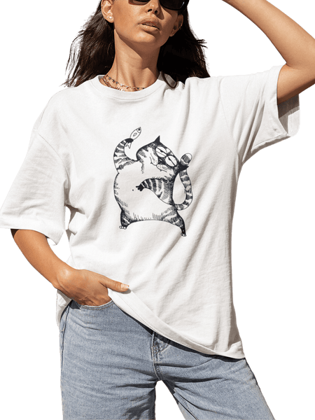 Fishy Dance Tee - Curious Cat Company - 