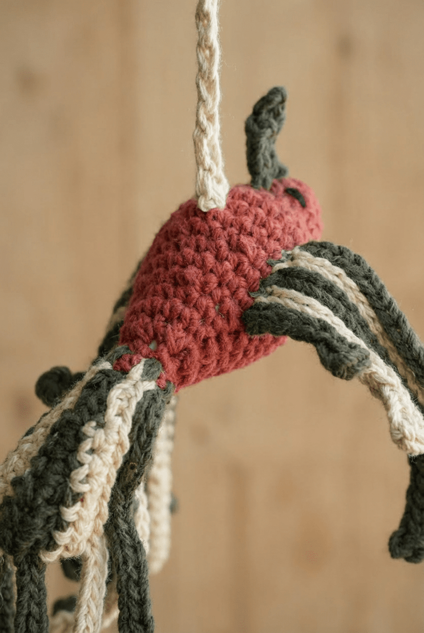 Hand - knitted Bird Wand Toy - Cats for Conservation - Curious Cat Company - Cat Toys