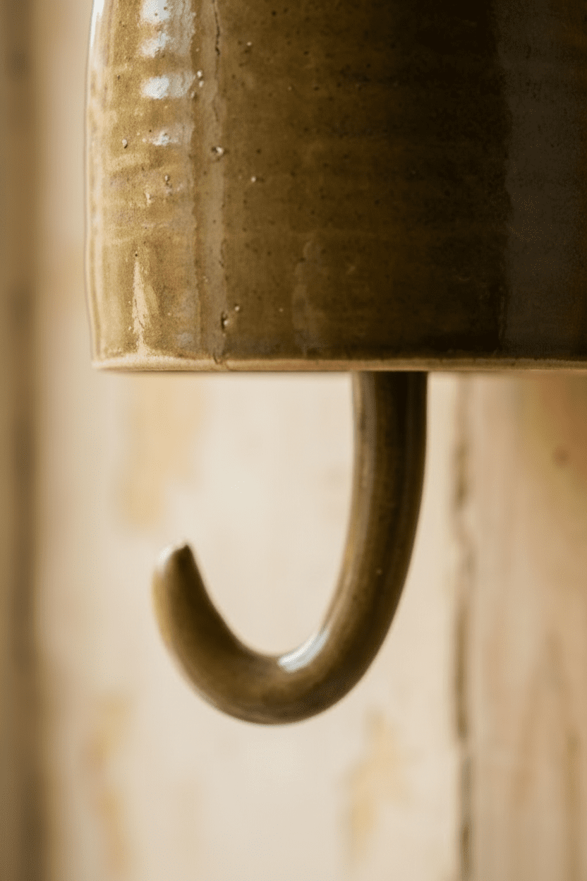 Handmade Ceramic Cat Wind Chime - Curious Cat Company - Cat Supplies