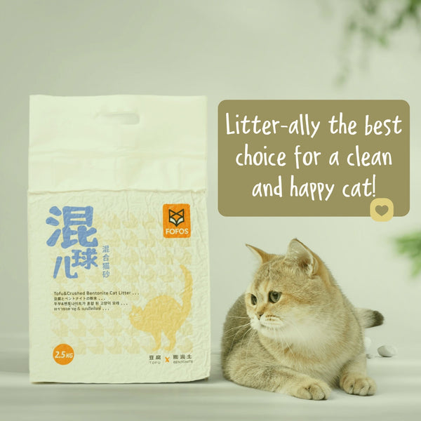 Sustainable Tofu Cat Litter