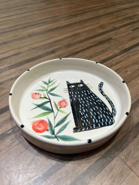 Pommy Handmade Feeder Bowls - Limited Edition - Curious Cat Company - Ceramic Pl