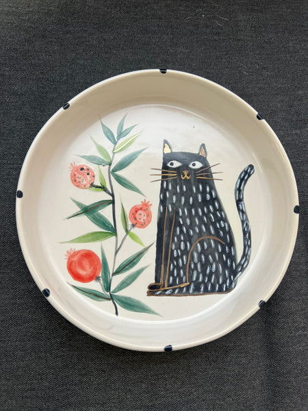 Pommy Handmade Feeder Bowls - Limited Edition - Curious Cat Company - Ceramic Pl