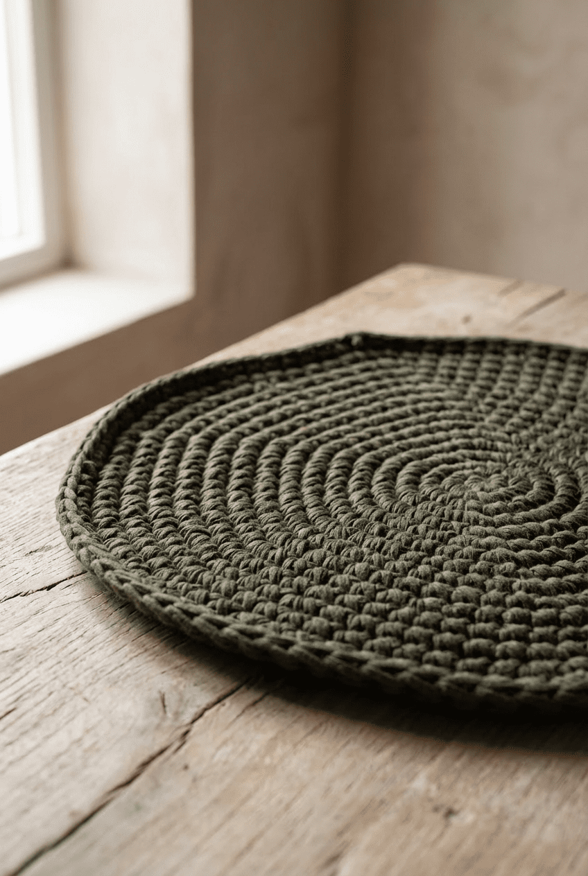 Recycled Cotton Handwoven Mat - Cats for Conservation - Curious Cat Company - Cat Beds