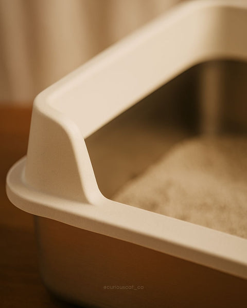 Sustainable Metal Litter Tray - Curious Cat Company - Litter Tray