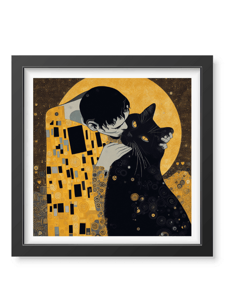 The Kiss Poster - Curious Cat Company - Wall Art