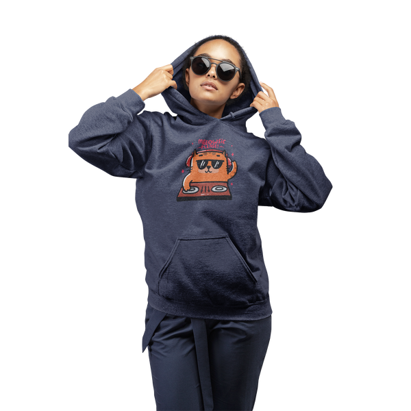 Meowsic Please Hoodie - Unisex - Curious Cat Company