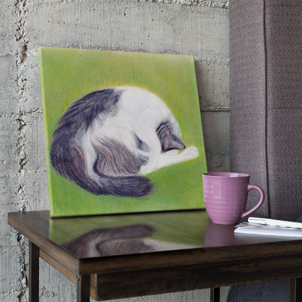 Spring Snooze - Canvas Print - Curious Cat Company