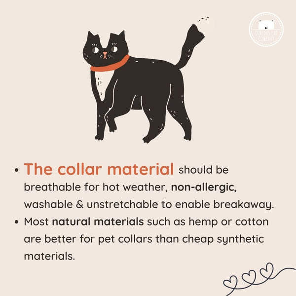 Ecofriendly Pet Collar Sets - Natural Cotton