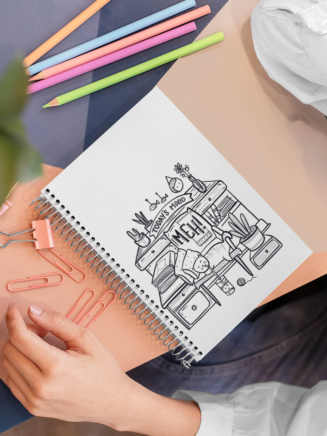 Meh DIY Colour It Yourself Notebook