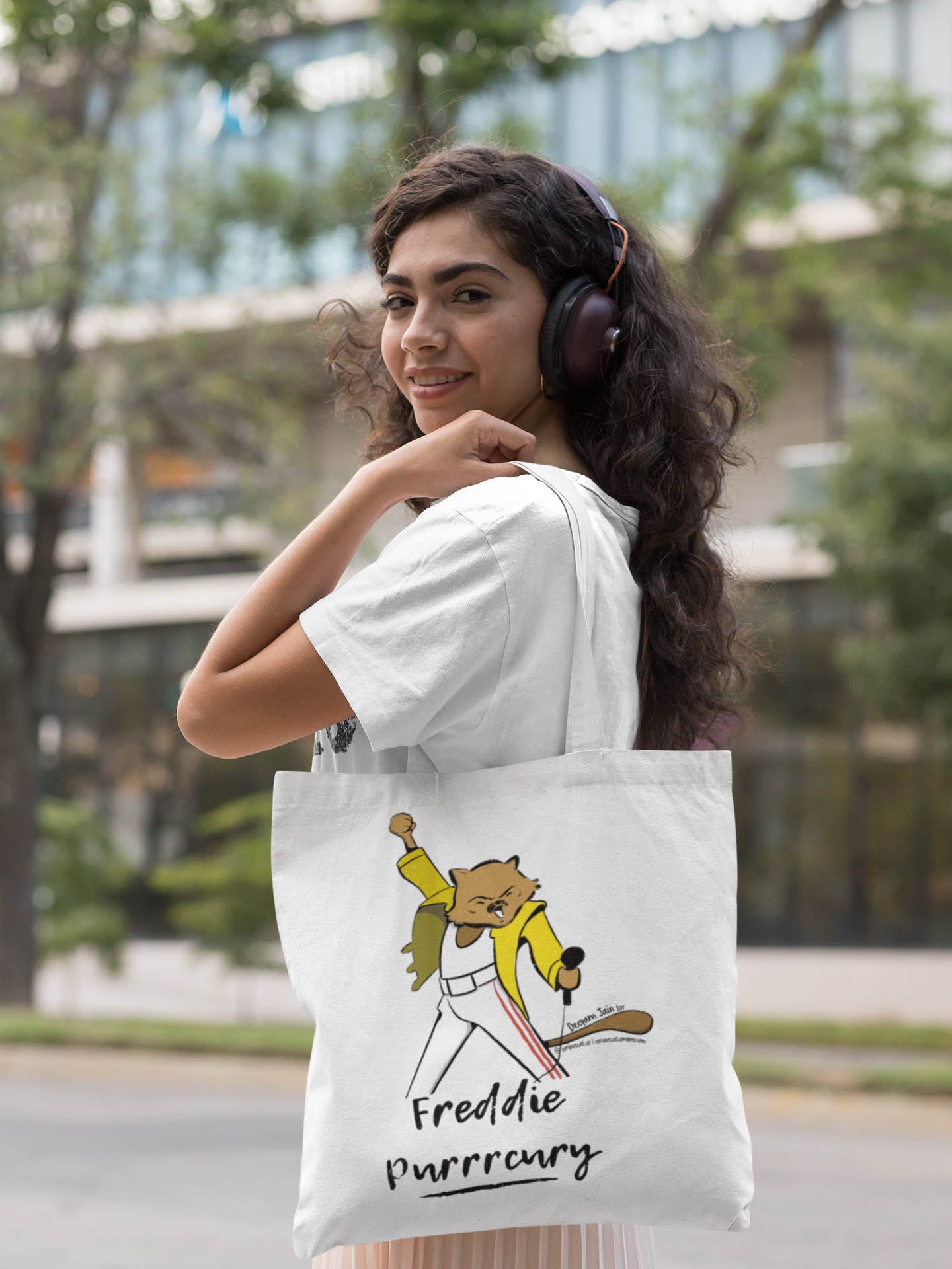 Freddie Purrrcury Bag