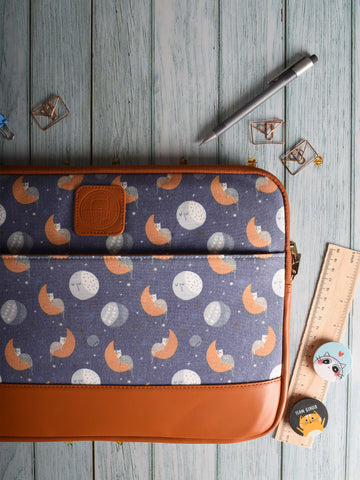 Moon, Stars & Cats Laptop Sleeve