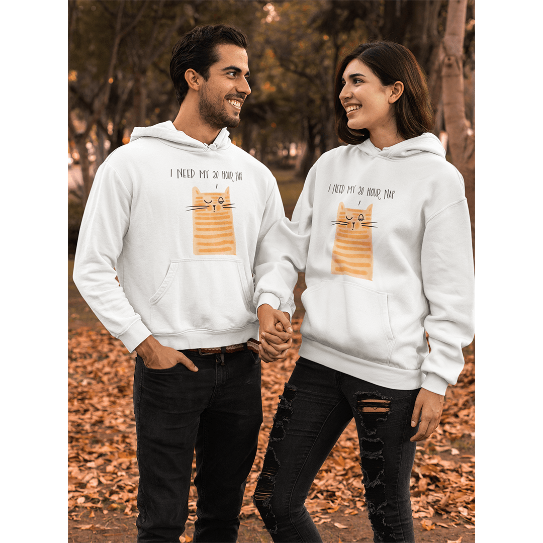 20 Hour Nap Hoodie - Curious Cat Company - Hoodies