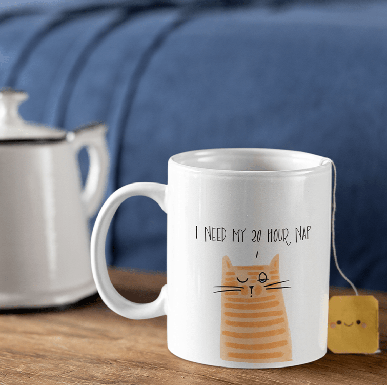 20 Hour Nap Mug - Curious Cat Company - Mugs