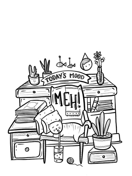 Meh DIY Colour It Yourself Notebook
