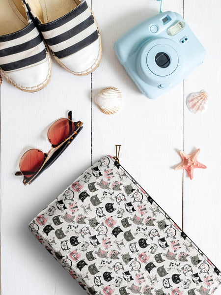 Catatonic Cats Canvas Pouch