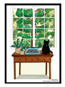 Curious Cat - Poster