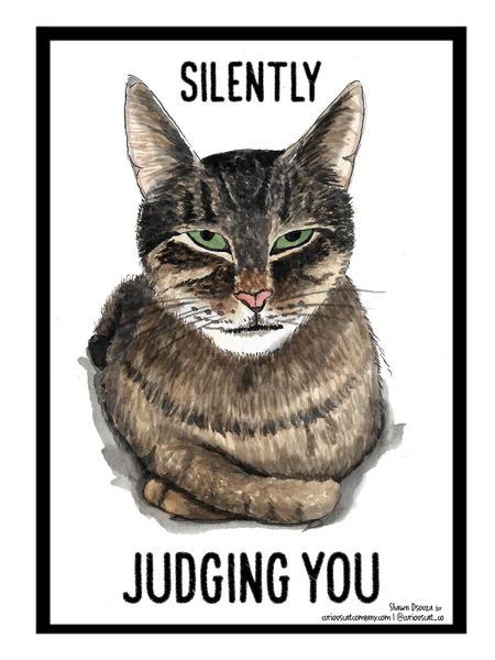 Judgmental Cat - Poster