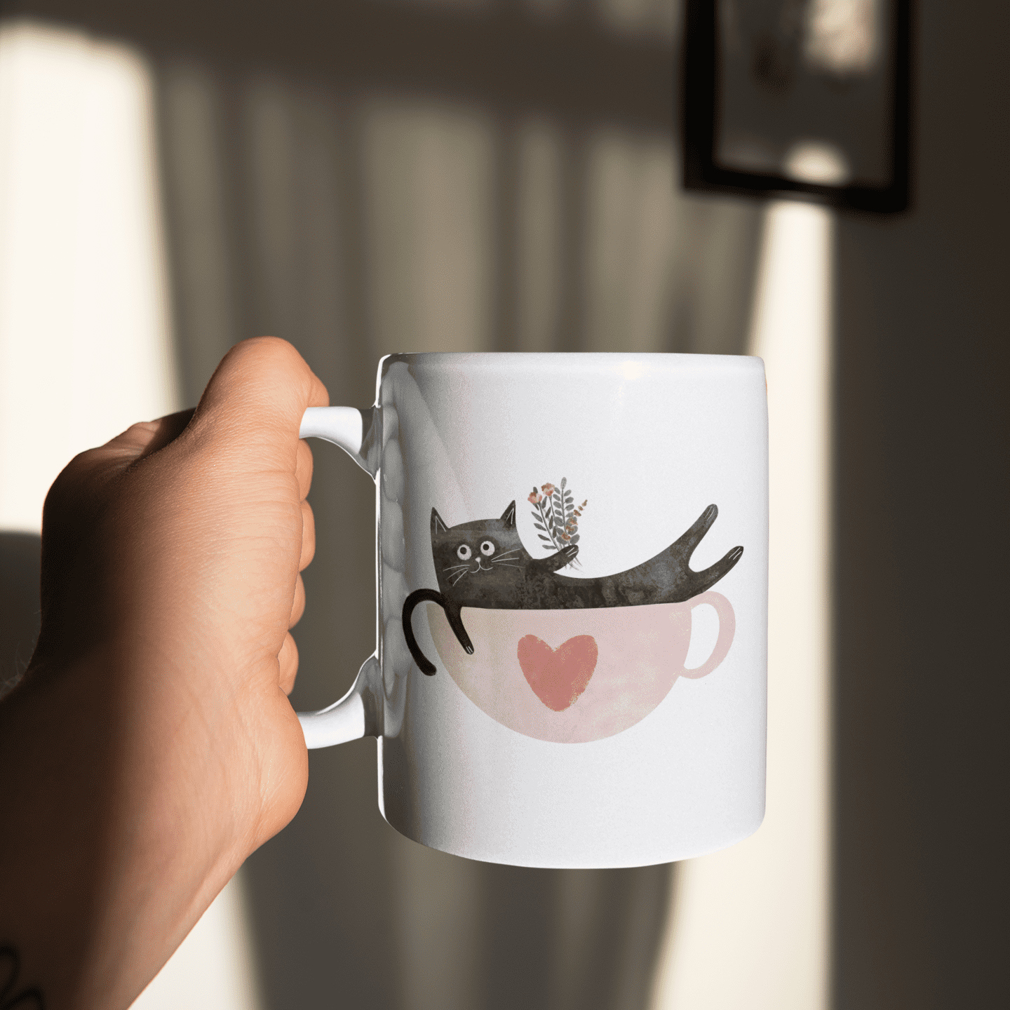 A Cup Of Purr Please Mug - Curious Cat Company - Mugs