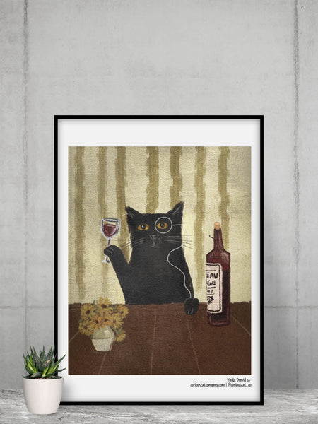 A Fine Time - Poster - Curious Cat Company - Wall Art