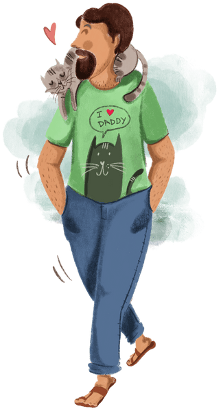 Cat Daddy Mug - Curious Cat Company - Mugs