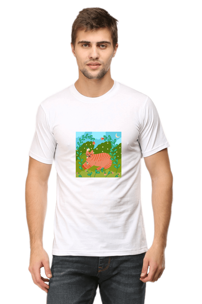 Cat in Spring Tee - Curious Cat Company - T-shirts