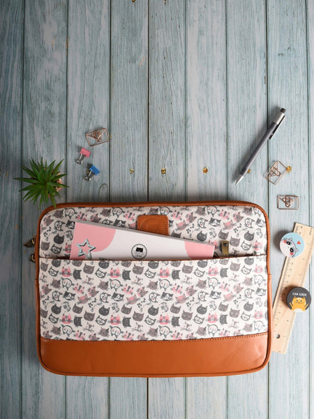 Catatonic Cats Laptop Sleeve - Curious Cat Company - Laptop Sleeves